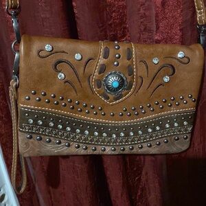 Women’s American Bling, Crossbody, and clutch Western purse